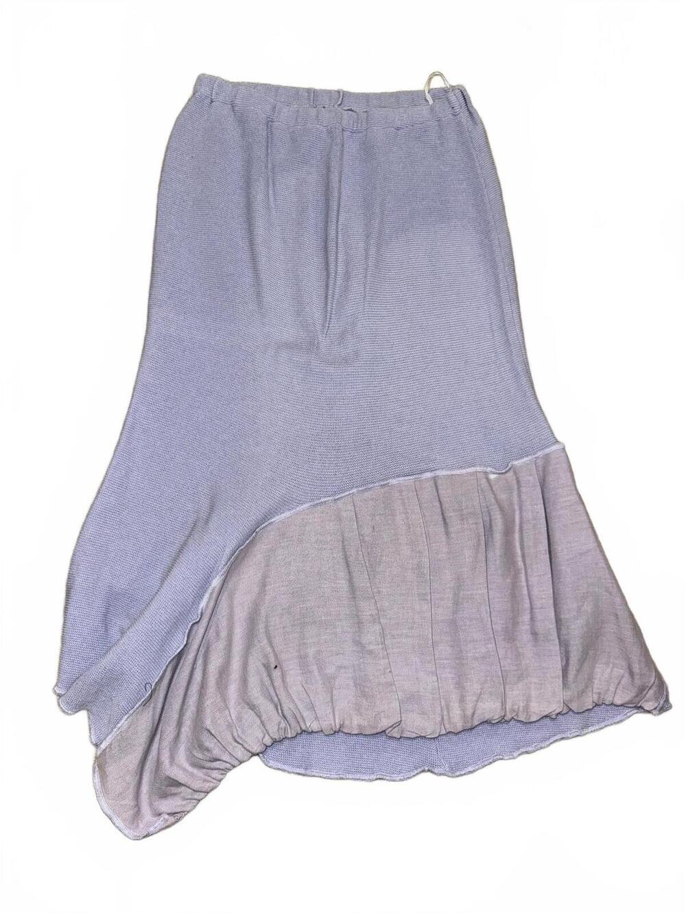 Vintage Women's Boutique Jaskar Light Purple Knit Maxi Skirt Size XL